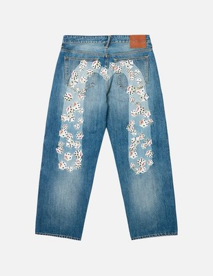 パンツ PALACE EVISU DENIM JEANS 32 Palace X Evisu Dice Daicock Denim Jeans -Size 32 | eBay
