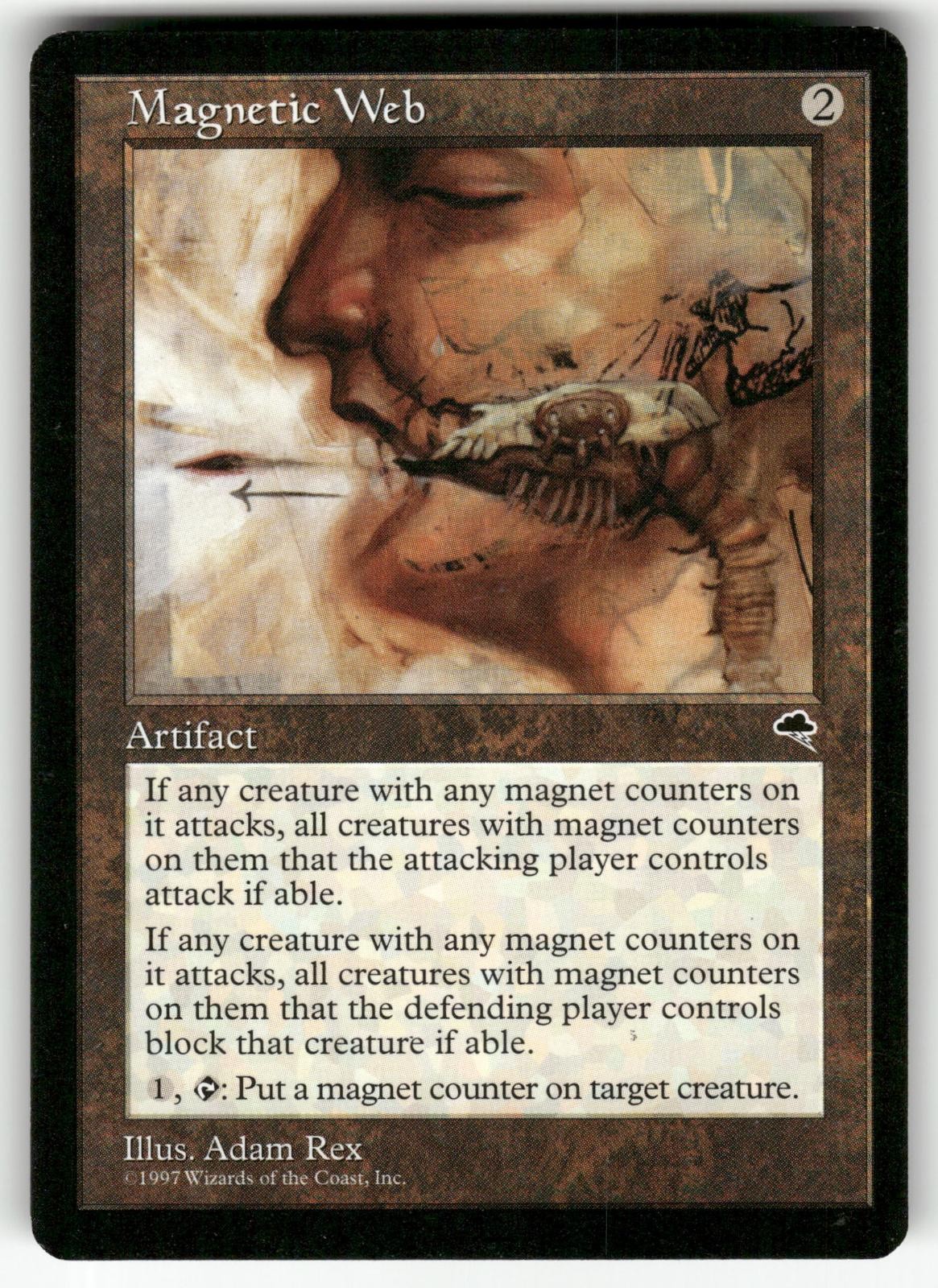 Magnetic Web 295 Rare Tempest Magic: The Gathering Near Mint