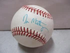 Don Mattingly Autographed American League Baseball