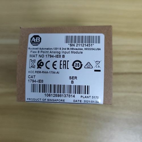 1794-IE8 AB 1794IE8 /B Flex 8 PointAnalog Input Module PLC NEW Factory SEALED TX - Picture 2 of 8