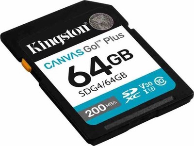 SECURE DIGITAL 64 GB CANVAS GO PLUS (SDG4/64GB) CLASS10 UHS-I U3 V30