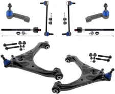 Front Lower Control Arms Tie Rods & Links For F-150 2021-24 Standard Suspension