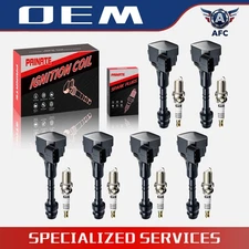 6 Ignition Coil & Iridium Spark Plug For 05-11 Nissan Frontier Pathfinder Xterra