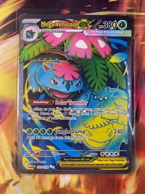 Mega Venusaur Ex 155/132 - Full Art Ultra Rare - Pokémon TCG: Mega Evolution NM
