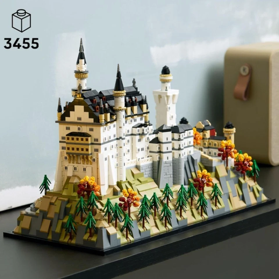 LEGO Architecture набор игрушек-конструкторов замков Нойшванштайн — подарок — 21063 - Изображение 2 из 4