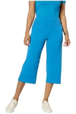 Joy Collection Women's Cool & Clean Smooth Capri Power Pant Ocean Blue
