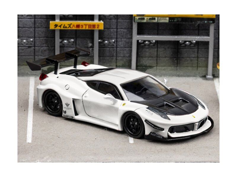 FERRARI 458 GT - LBWK Silhouette - white - Star Models 1:64 FERRARI 458 GT - LBWK Silhouette - white - Star Models 1:64
