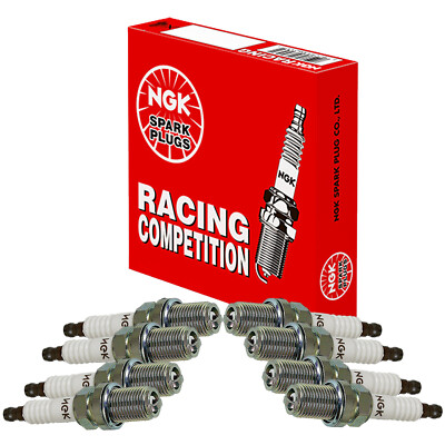 NEW For Honda Racing 8 pcs-NGK V-Power Spark Plugs R5671A-7/4091 OEM Set