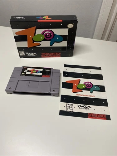 Zoop (Super Nintendo SNES)  BOX & MANUAL