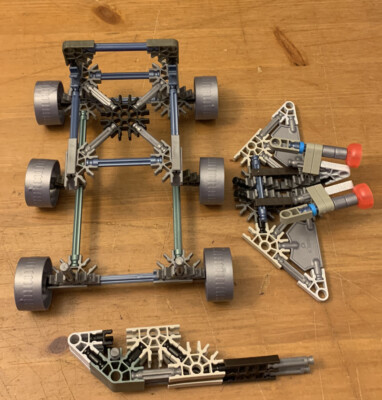 Vtg K'nex Cape Canaveral Launch Pad 12526 replacements parts 3 Assembled Parts-1