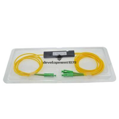 SC-APC 1X2 PLC Singlemode Fiber Optical splitter FTTH PLC SCAPC #F4