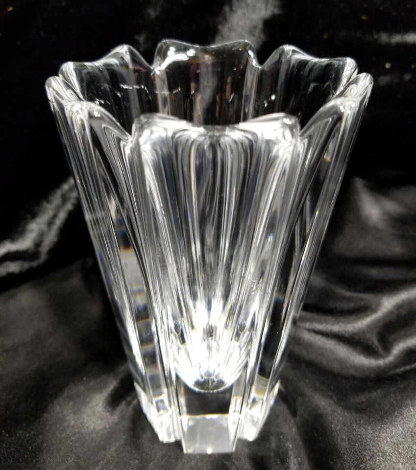 JARRÓN CORONA CRISTAL ORREFORS SUECIA GRANDE 7 3/4" ALTO Foto 4 de 4