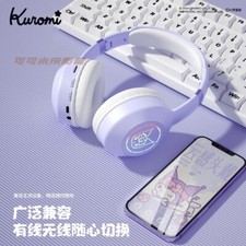 Kuromi Cinnamoroll My Melody LED Headphone Wireless Bluetooth Headset
