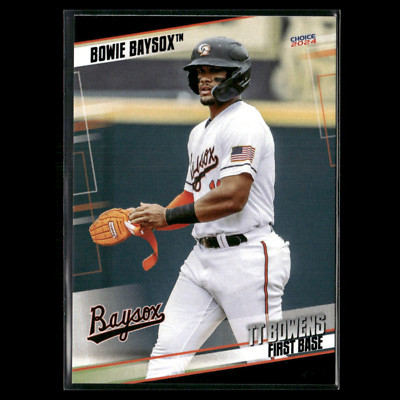 TT Bowers 2024 Bowie Baysox Team Set Baseball Card MLB NM