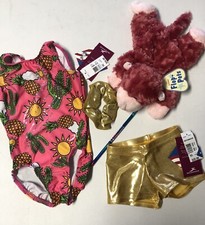 NEW All-In-1 Gymnastics Pkg Leotard Shorts Sensory Weighted Animal More 123 CS