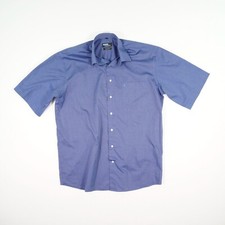 SACHS Herren Hemd Gr. 41 königsblau Freizeithemd Kurzarm Kentkragen bügelfrei Ba