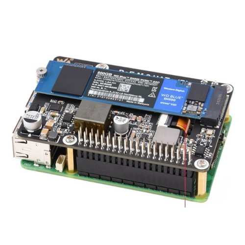 M.2 Adapter PCIe For RPi 5 Power Over Ethernet For NVMe SSD 2230/2242/2260/2280 - Photo 6/8