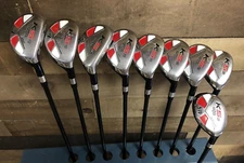 USED Majek K5s Mens Tall +1 Hybrid Iron Set 3-SW Senior Flex Graphite 5451-M3SW