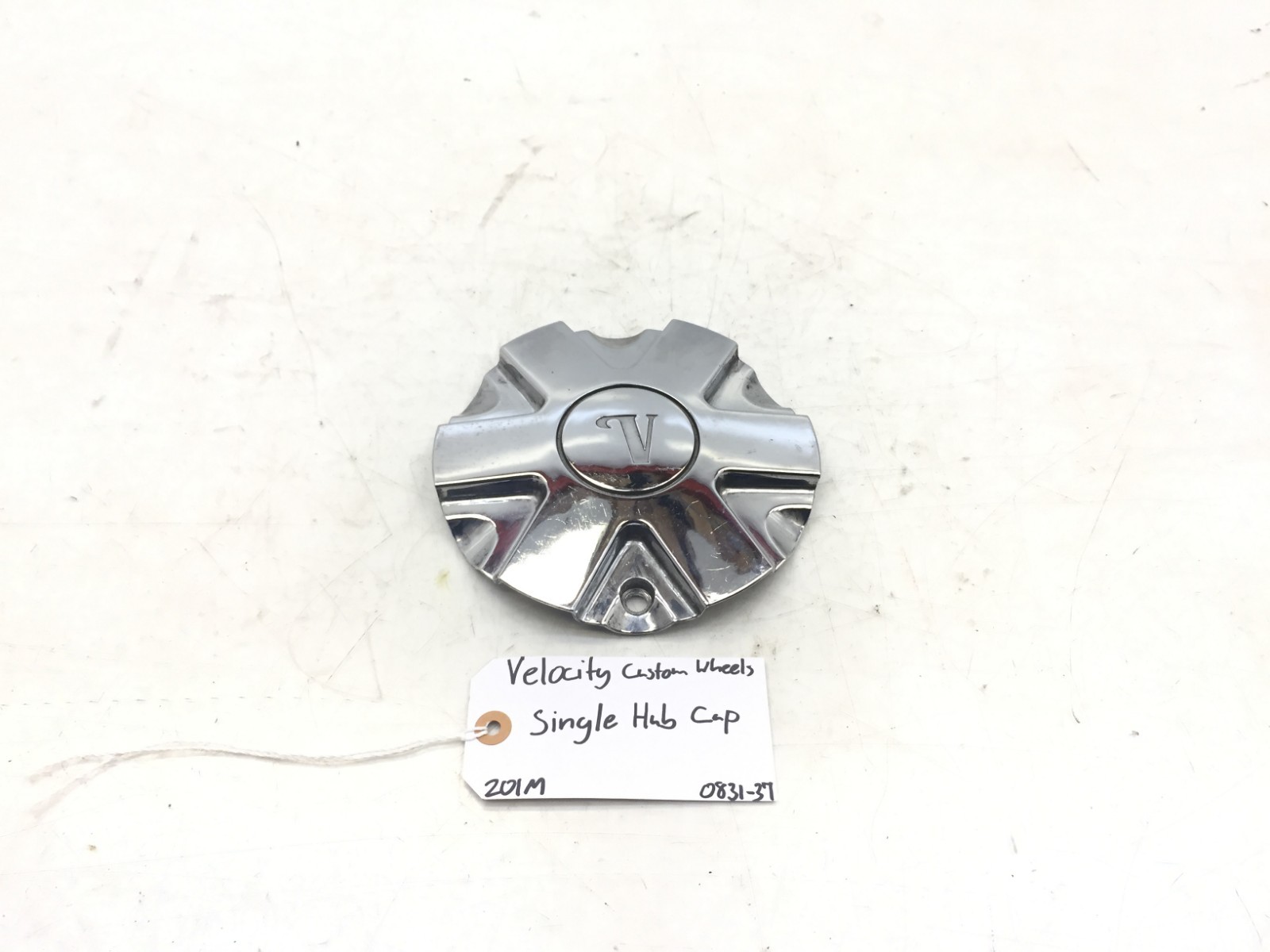 VELOCITY CUSTOM WHEELS SINGLE CENTER HUB CAP OEM STW-138-1-image