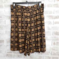 Vintage Langtry 2 Culotte Shorts sz12/14 Geometric,80's, On-Trend,Mom