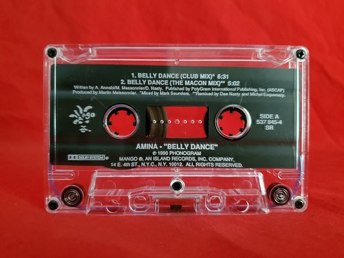 Amina Belly Dance 1989 4-track Cassette Maxi-Single - Picture 4 of 9