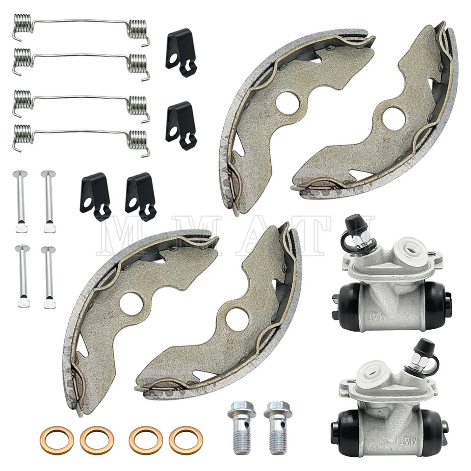 Cilindros y zapatas de rueda de freno delantero para Honda FourTrax 200 TRX200/D/SX 1986-1997 Foto 2 de 4