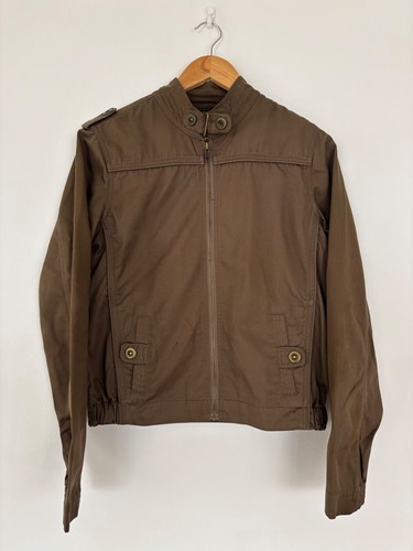 Volcom Stone Frochikie II Jacket Women's Brown Bomber Size Large