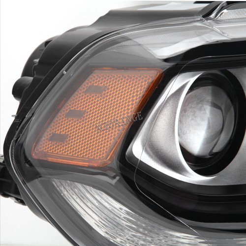 Fit For Dodge Durango 2014-2021 Headlamp HID W/ LED DRL Black RH Passenger Side - Picture 5 of 13