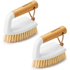 Scrub Brush, Cleaning Brushes with Handle for Household Use, Heavy Duty