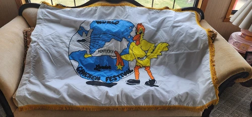  World Chicken Festival Flag  4x6  London KY Double Sided 