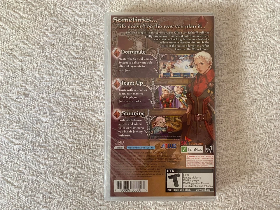 Crimson Gem Saga Sony PSP - NTSC-U/C USA New sealed - High Quality Packing - Image 4 of 4