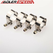 Set(4) 1.25 inch Stainless Steel Turbo Hose C...