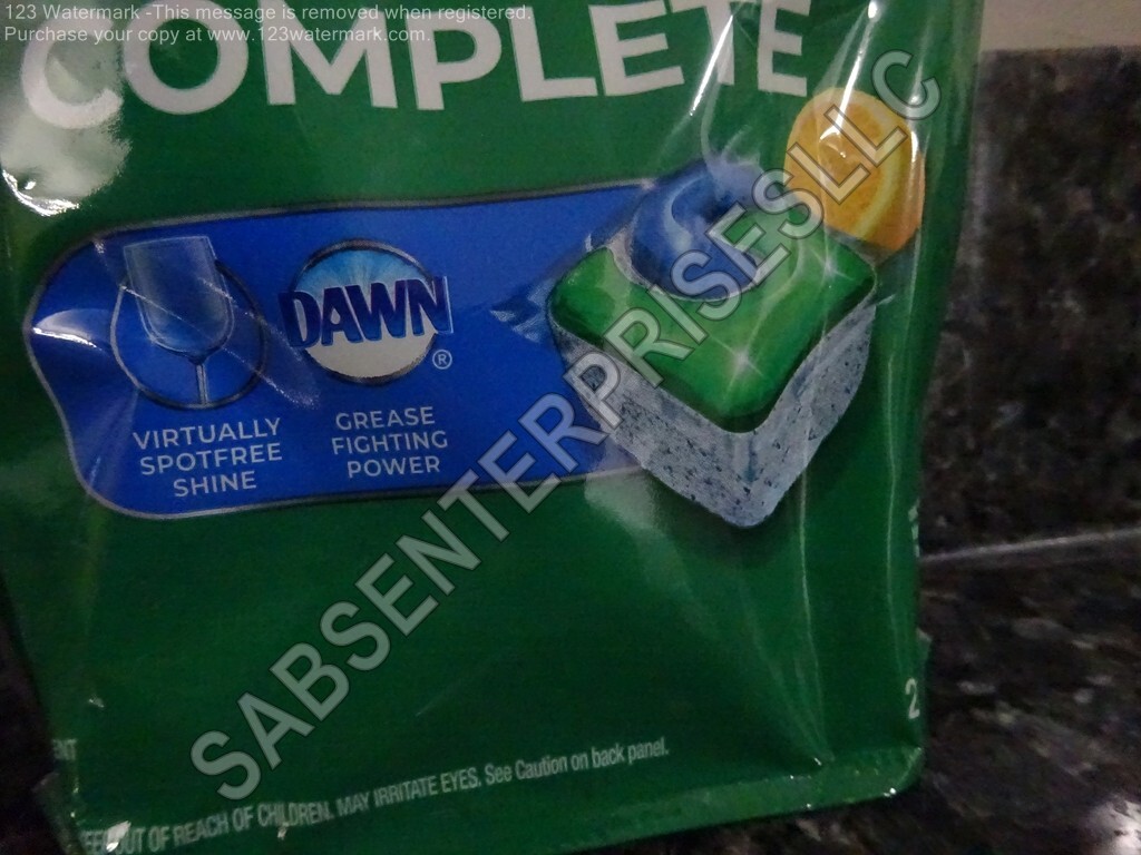 144 Cascade Complete LEMON Scent Dishwasher Detergent Tabs (8 packs of 18 tabs)