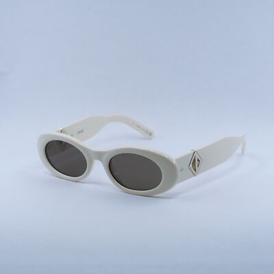 DIOR CD DIAMOND R1I 50F0 Ivory/Dark Brown 52-21-145  display picture 1