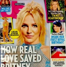 How Real Love Saved Britney Spears US WEEKLY MAGAZINE August 20 2018