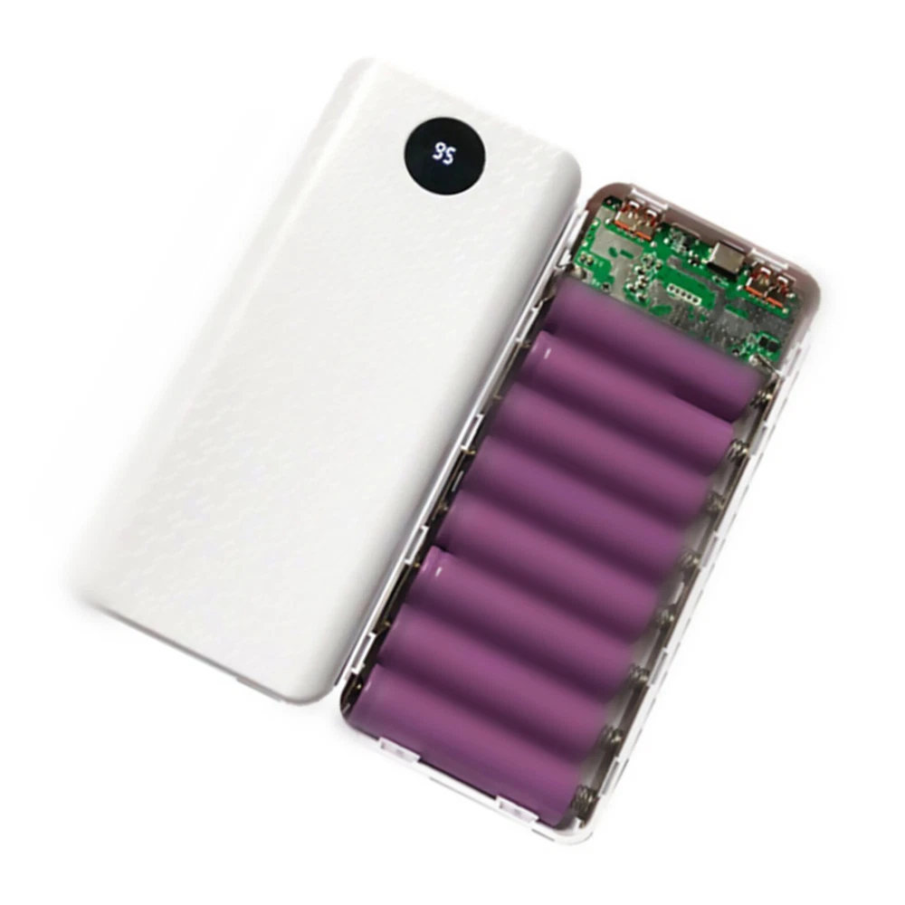 DIY 18650 Power Bank Case with Fast Charger Box, No Welding Required