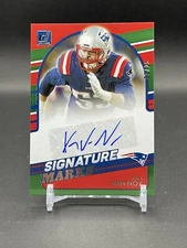 2021 DONRUSS SIGNATURE MARKS KYLE VAN NOY Red Green Exclusive /25 SSP PATRIOTS