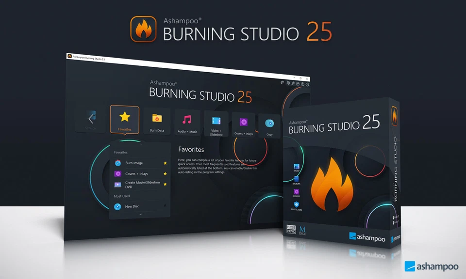 Ashampoo Burning Studio 25 - CD DVD Burning Software - CD or DOWNLOAD PC - Image 2 of 4