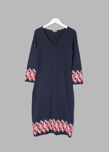 JAEGER WOMENS GEOMETRIC HEM AND CUFFS 