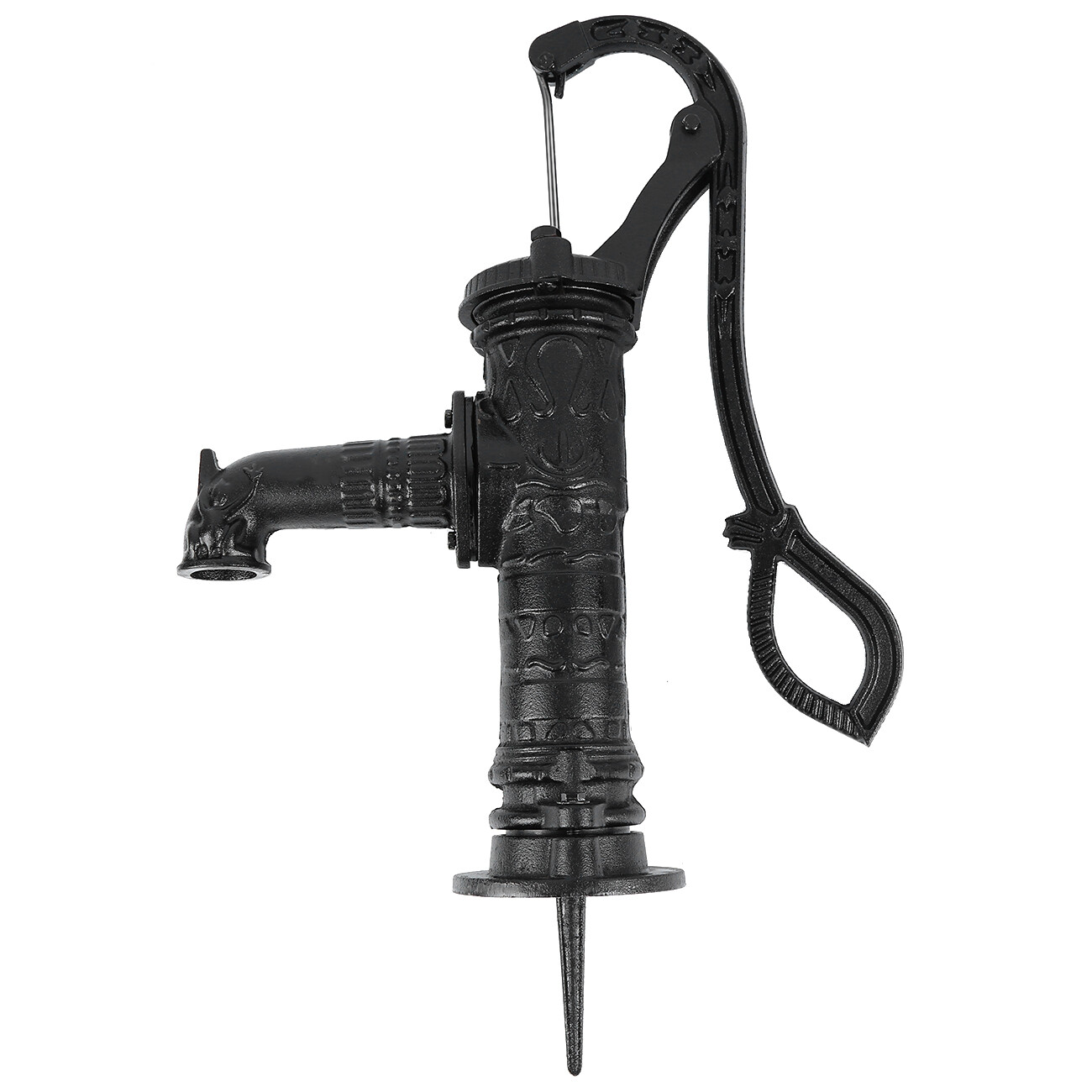 Vintage Cast Iron Garden Hand Water Pump Outdoor Well Farm Irrigation Ornament eBay