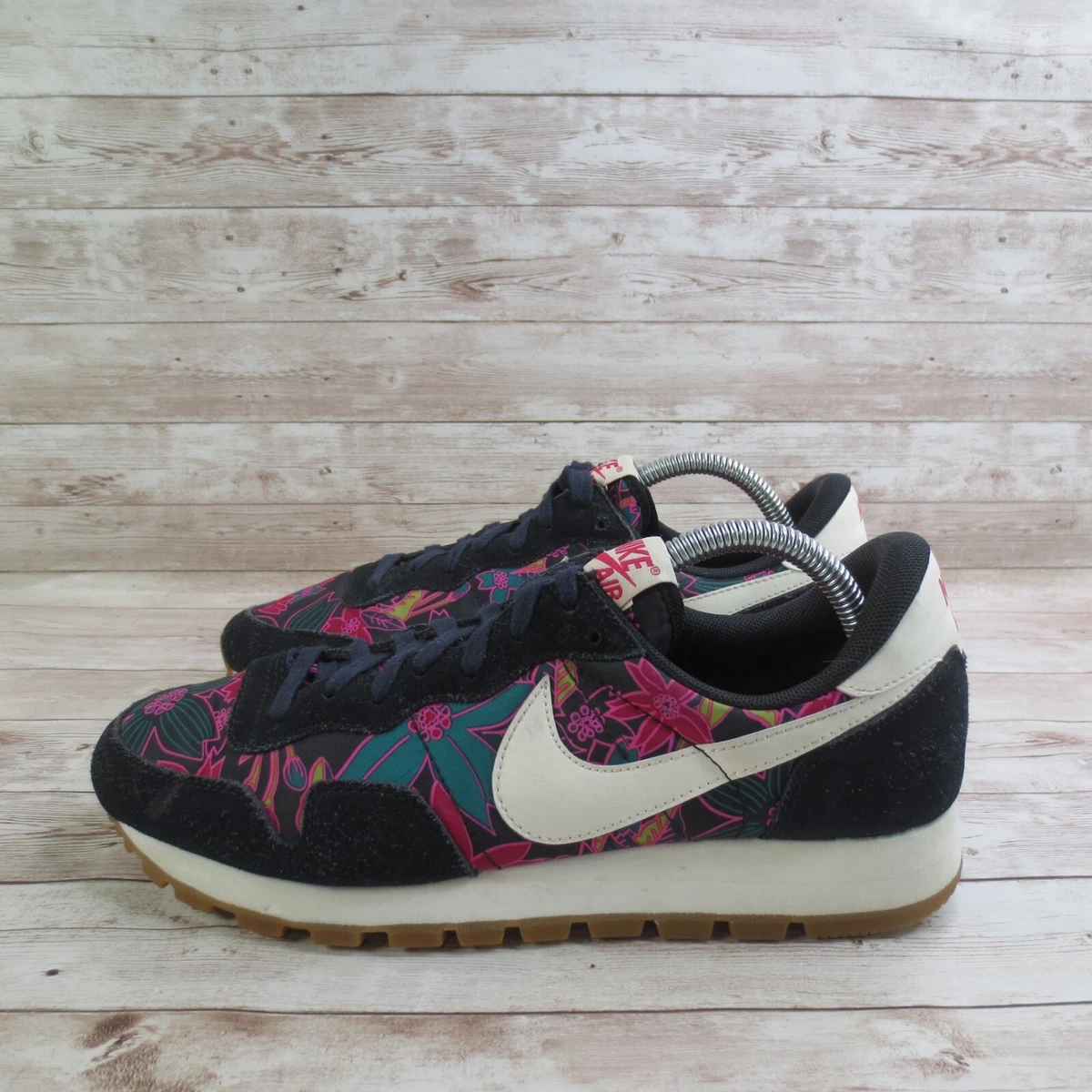 Ringlet Redenaar Donder Nike Shoes Womens 10 Black Floral Sneaker Air Pegasus &#039;83 Print  725079-002 | eBay