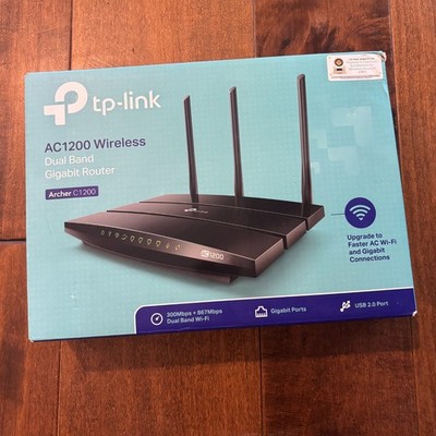 TP-Link Archer C1200 AC1200 Dual Band Gigabit Router USB 2.0 4-Antenna w/ Box