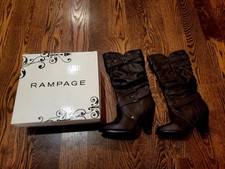 Rampage Women's Ibran Dark Brown Boots - New In Box - Size 9M