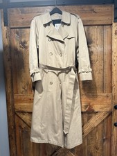 Vintage Women s London Fog Trench Coat Sz 12 Reg