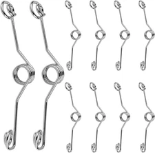 10 Pack Hinge Pin Door Stop Butterfly Spring to Keep Door Open Hinge Stopper for