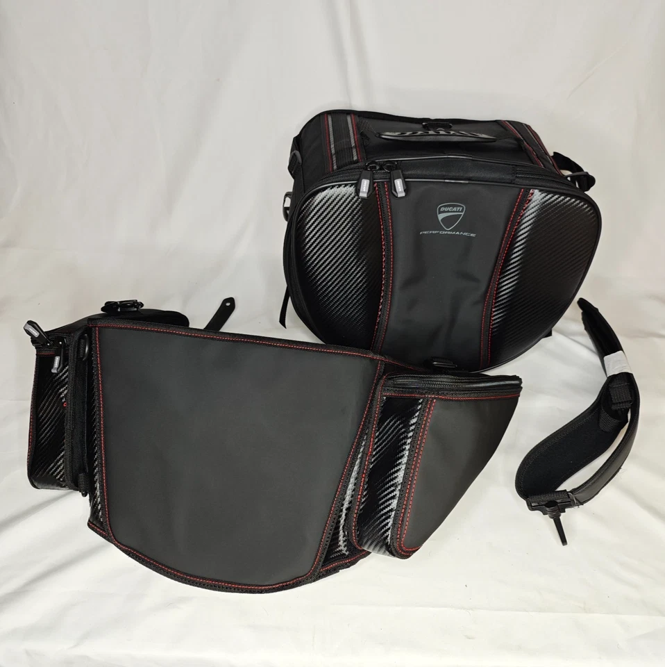 Ducati Performance Genuine OEM Diavel Rear Bag Set Kit 96780341A - Imagem 2 de 4
