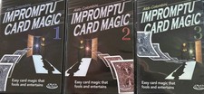 Set Of 3 x ALDO COLOMBINI - Impromptu Card Magic DVDs As Pictured S40