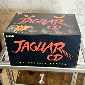 Atari Jaguar CD Console Boxed CIB w/ Power Supply, Manual & Foam &ndash; Parts/Repair