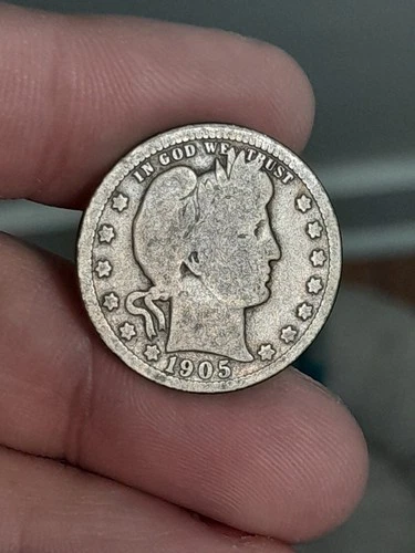1905- O Barber Quarter #1