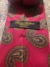 Vintage Brooks Brothers Silk Tie USA Made Paisley